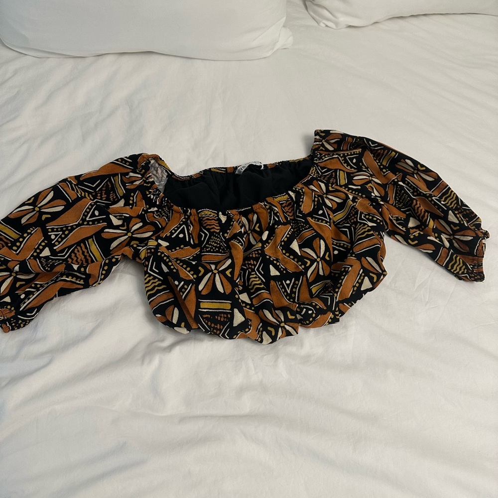 Cool crop top from a Co-ord Set from Zara